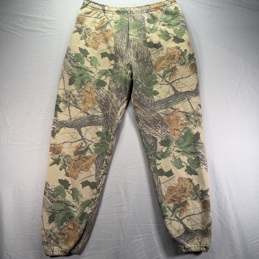 Vintage Jerzees Outdoors Sweatpants Mens XL Fleece Camouflage Camo Realtree 90s
